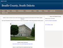 Tablet Screenshot of beadle.sdcounties.org